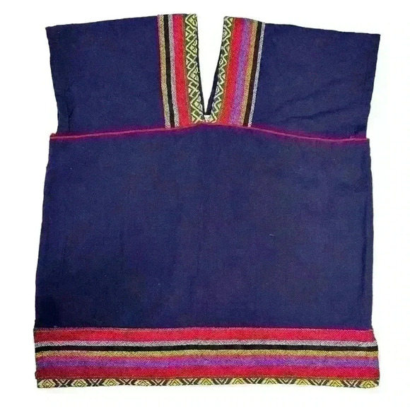 MADE IN THAILAND Cropped Colorful Sleeveless Hand Embroidered Tank Top Women S - Picture 1 of 5